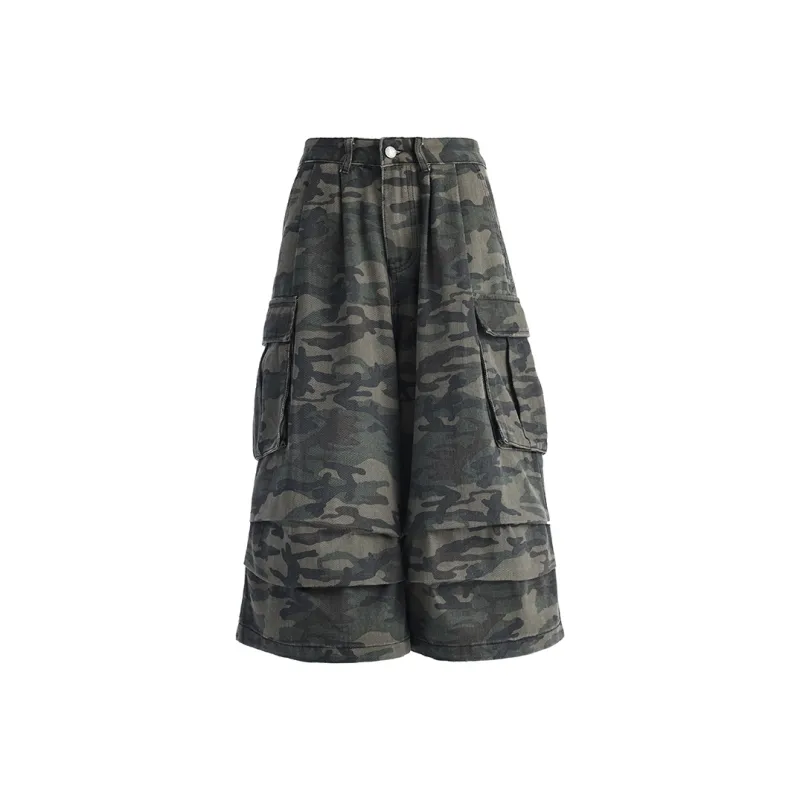 Wen Shan Jeans Women's Camouflage-0