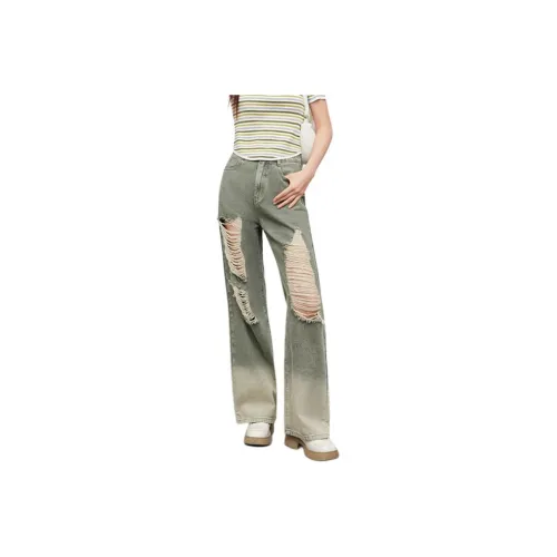 Love To Serve Jeans Women's Green