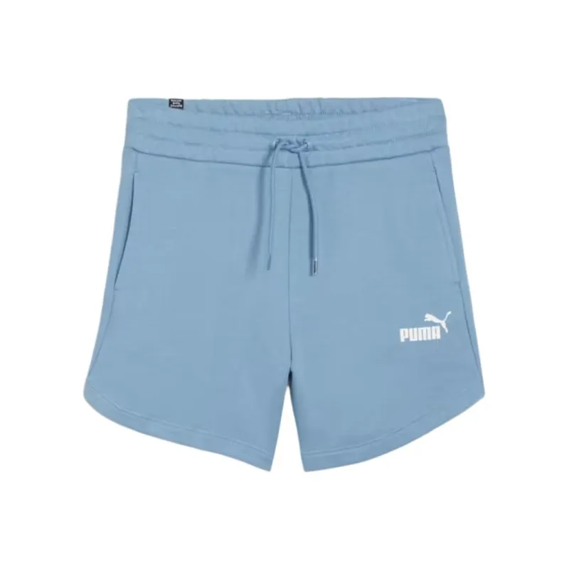 PUMA Essentials+ Essentials High Waist Casual Shorts Women's Blue-0