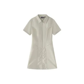 FILA FUSION FILA FUSION XURBAN TECH SS25 Short Sleeved Dress Women's Pencil Gray DY