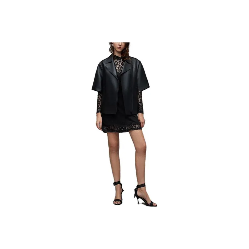 ALLSAINTS Long-Sleeved Dresses Women's Black-0