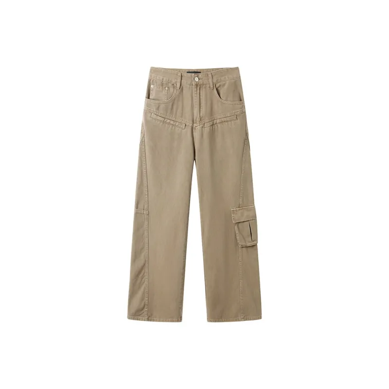 GREEN BELT Jeans Women's Coffee-0