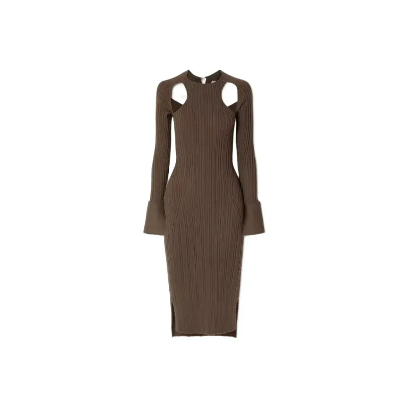 3.1 Phillip Lim Long-Sleeved Dresses Women's Brown-0