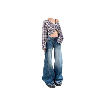 Wen Shan Jeans Women's Vintage Blue