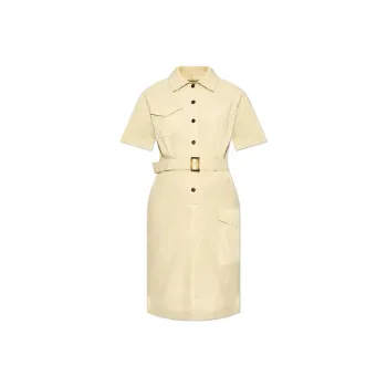 WOOLRICH Button Detailed Belted Dress