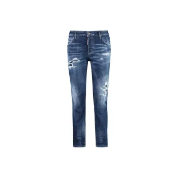 DSQUARED 2 Mid rise Distressed Skinny Jeans