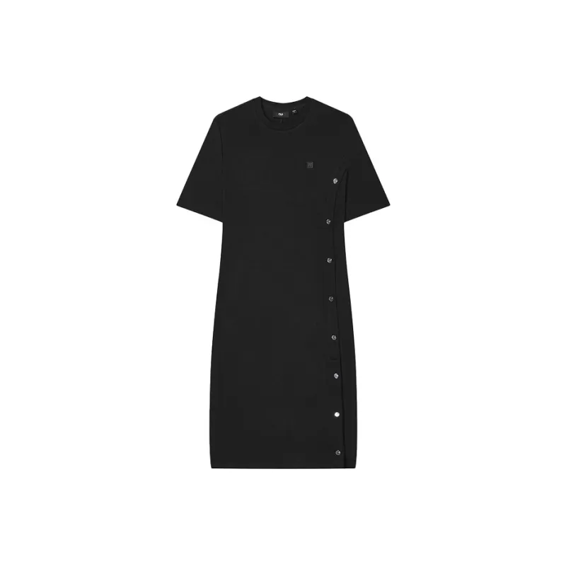 FILA Short Sleeved Dresses Women's Black-0