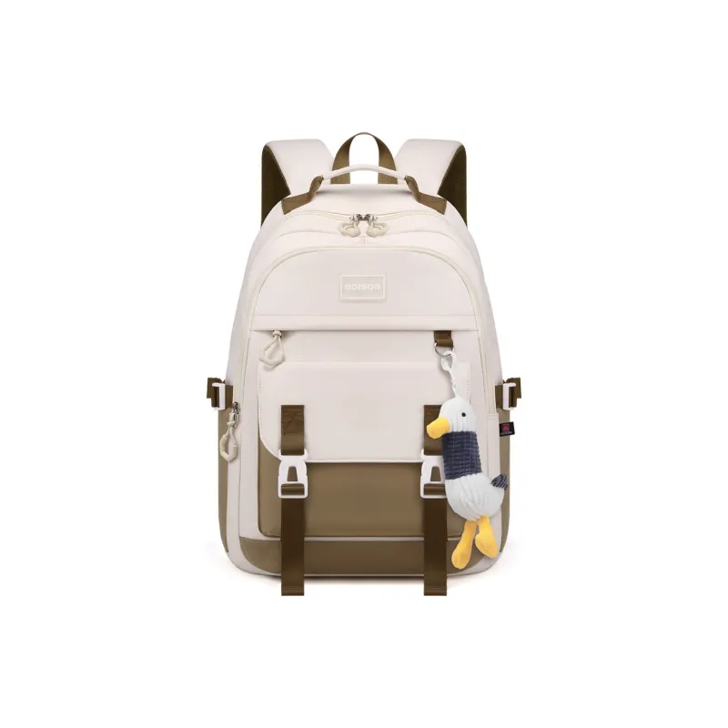 EDISON Water repellent Polyester Backpack Medium Size Unisex Multicolor-11