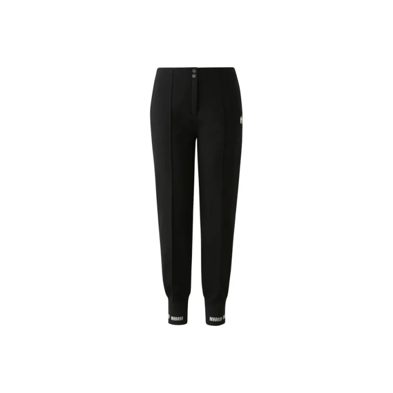 III VIVINIKO Knitted Sweatpants Women's Black-0
