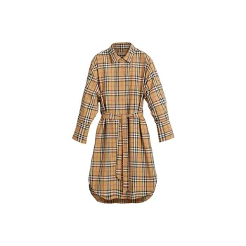 Burberry Casual Long Skirts Women's Classical Style Yellow