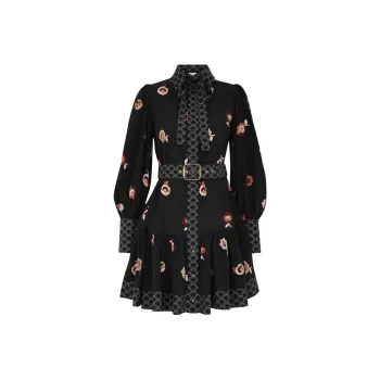 Zimmermann FW24 Long-Sleeved Dresses Women's Black