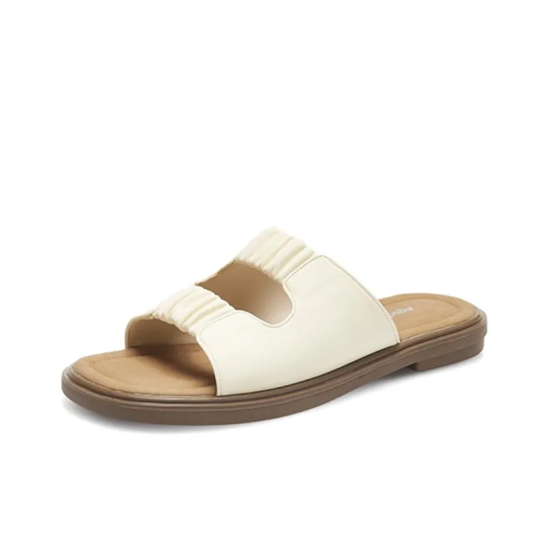 AGSDON Rubber Sole Abrasion Resistant Slide Slippers Women's-1