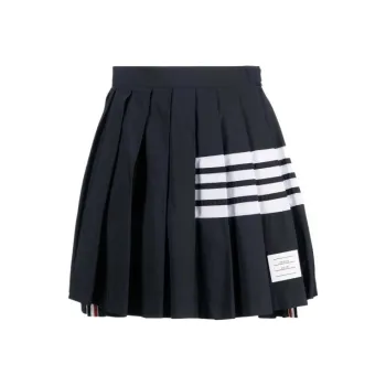 THOM BROWNE Casual Short Skirts Women's Navy Blue