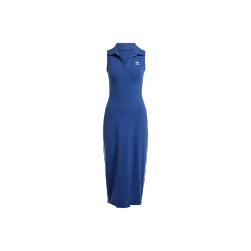 Adidas Originals Sleeveless Dress Women
s Blue