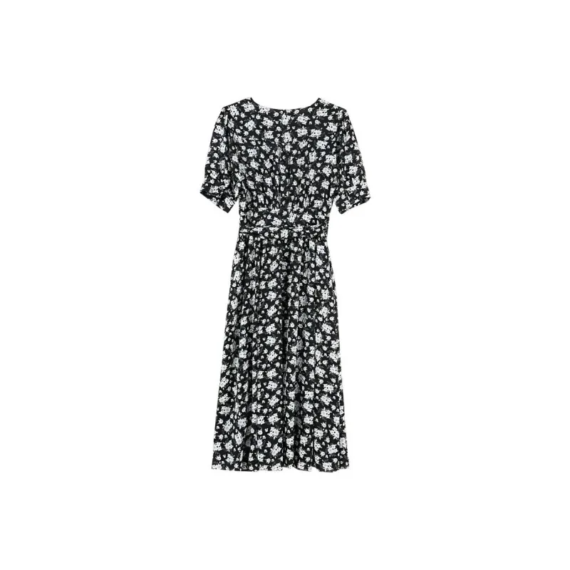 ETSE Short Sleeved Dresses Women's Black-0