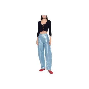 GANNI Foil Stary Denim 'Heather'
