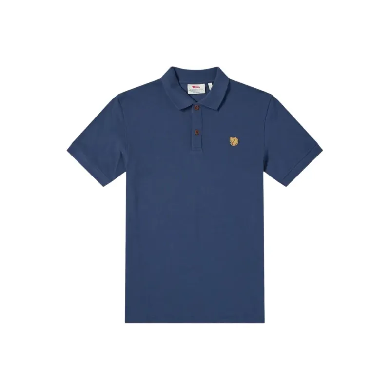 Fjallraven Polo Shirt Men's Marine Blue-0