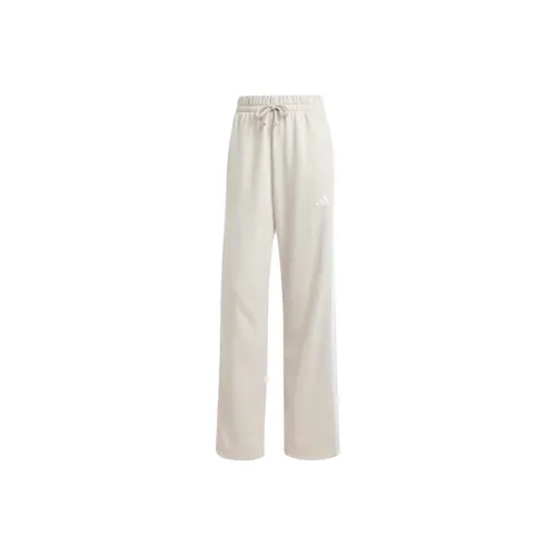Adidas Free Shipping With AdiClub Essentials 3 Stripes Open Hem French Terry Pants