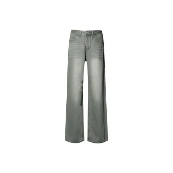 ZAVK Jeans Women's Yellow Green