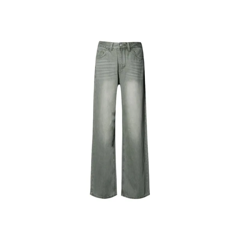 ZAVK Jeans Women's Yellow Green-0