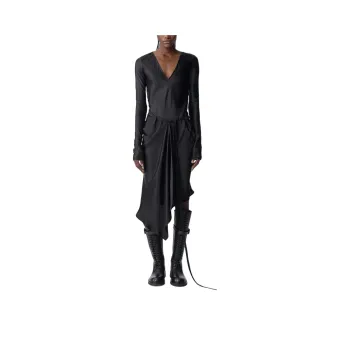 Ann Demeulemeester Long Sleeved Dress Women's Black