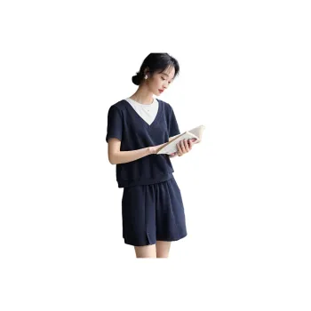 XWI Casual Suit Women's Navy Blue