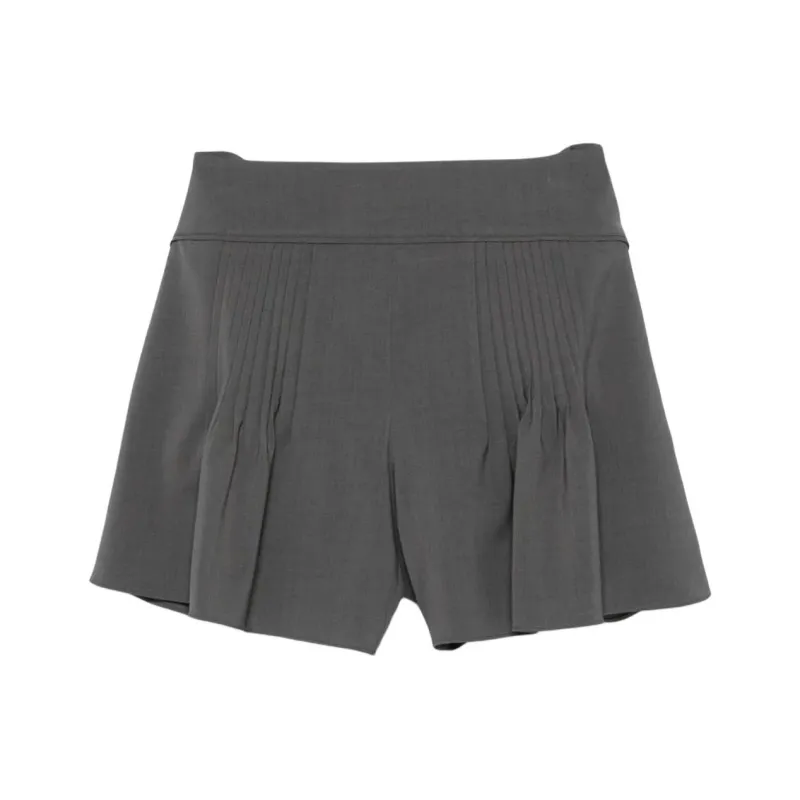 LOW CLASSIC Pleated Shorts-0