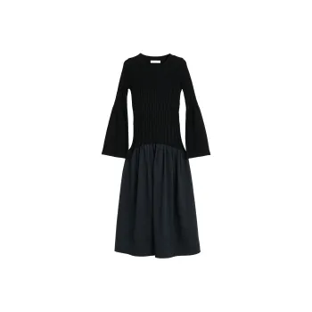 PUBLIC TOKYO Long Sleeved Dresses Women's Black