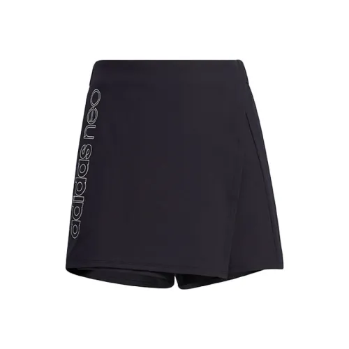 Adidas Neo Casual Short Skirts Women's Black