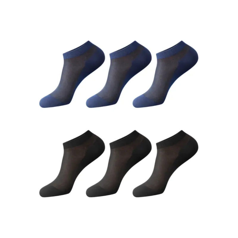 LUYOUYE No Show Socks Men's 6 Pack-2