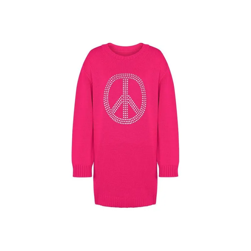 MOSCHINO Peace Symbol Short Oversized Dress-0
