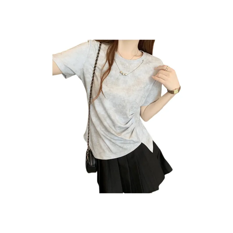 XIANSINIAO Summer Set in Sleeve T Shirt Women's-2