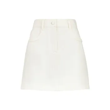 FENDI Denim Short Skirts Women's White