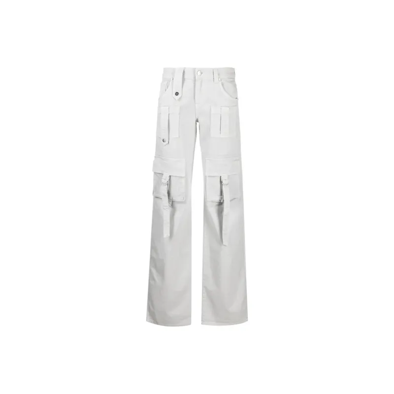 Blumarine Straight leg Cargo Jeans-0