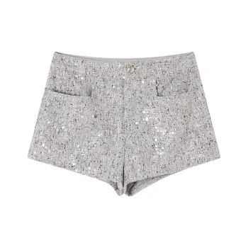 Ouyang Casual Shorts Women's Glacier Silver
