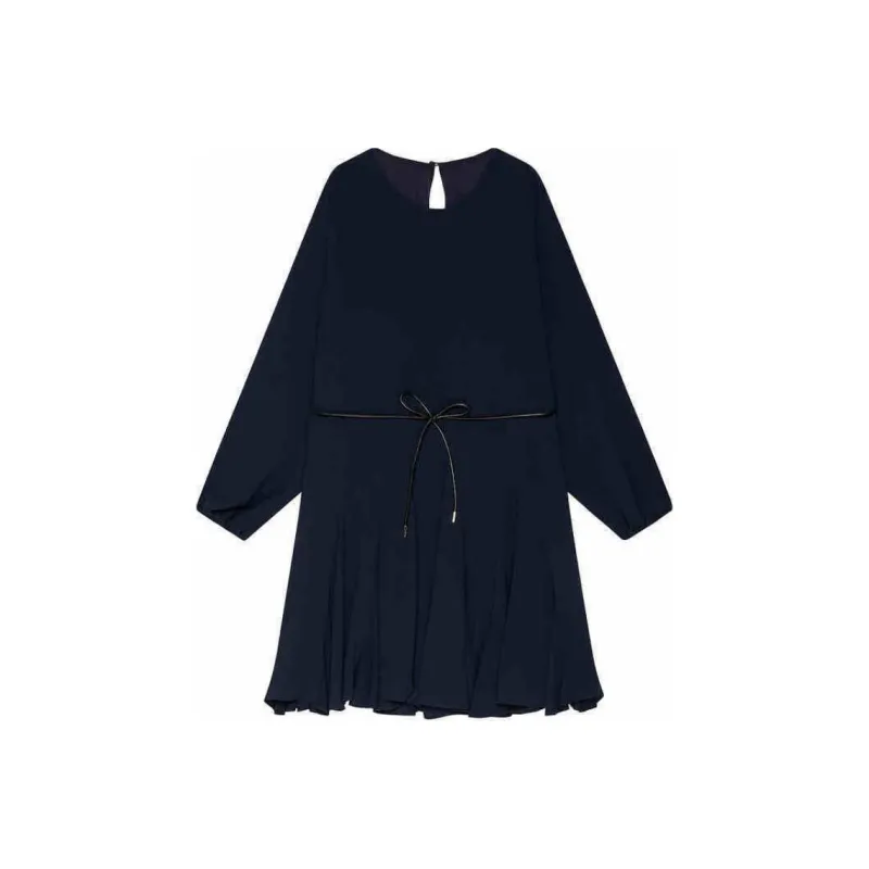 DKNY SS24 Long Sleeved Dress Women's Navy Blue-0