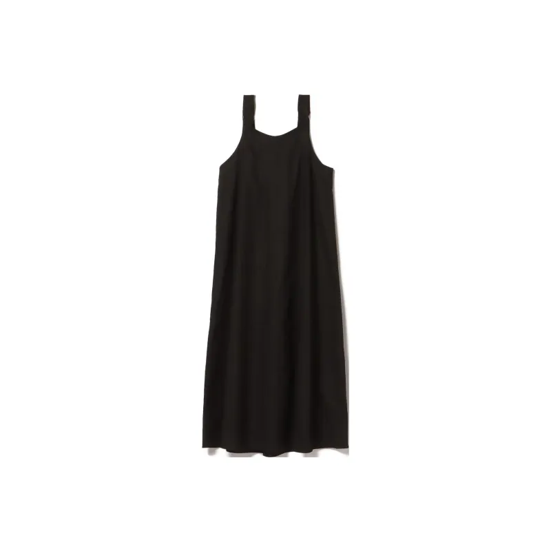 Beams Flare Dress With Adjuster Belt Sleeveless Dress Women's-0