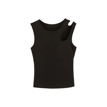 Puppytown Tank Tops Women's Black