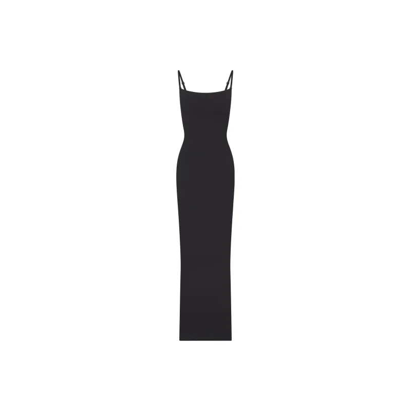 SKIMS FITS EVERYBODY LONG SLIP DRESS Slip Dresses Women's ONYX/Onyx-0