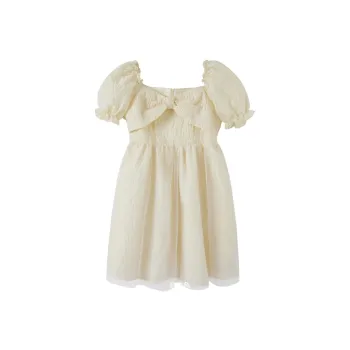 AFGGD Short Sleeved Dresses Women's White