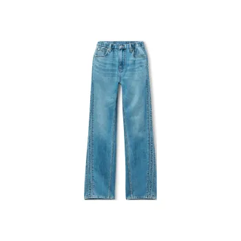 Alexander Wang Logo Emboss Side Panels Balloon Jogger Vintage Light Indigo