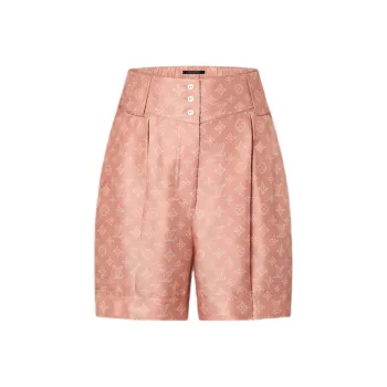 LOUIS VUITTON Tailored Mahina Monogram Shorts