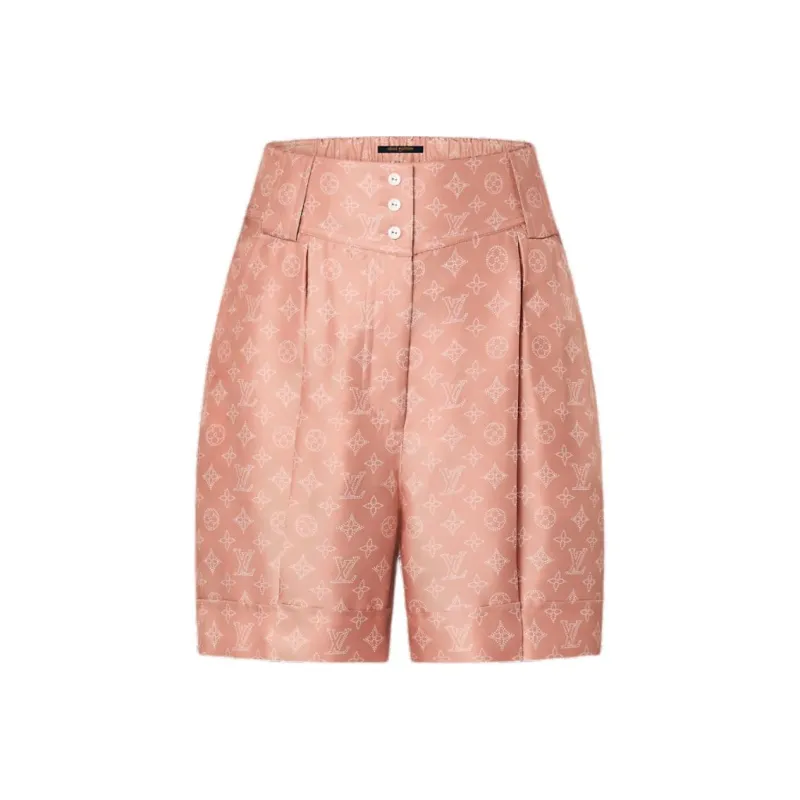 LOUIS VUITTON Tailored Mahina Monogram Shorts-0