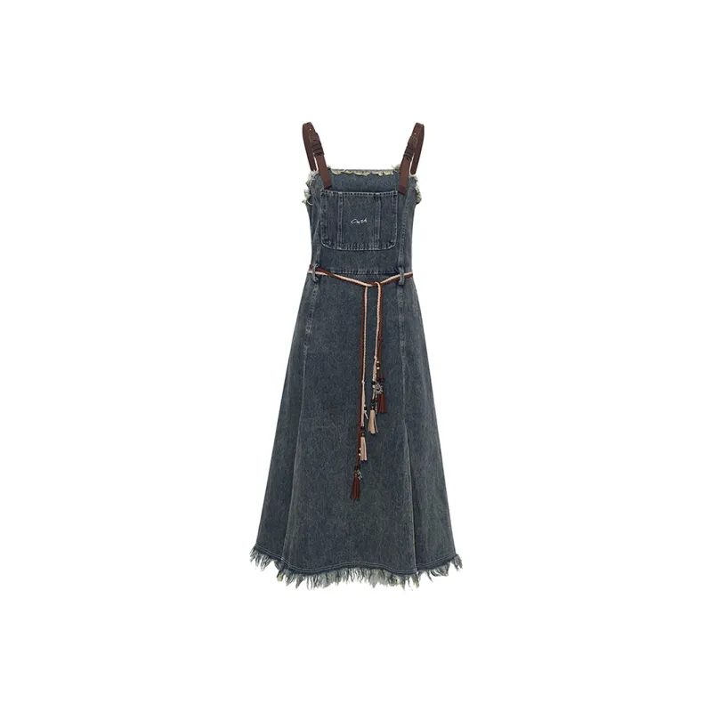 JOSR Slip Dresses Women's Denim Blue-0