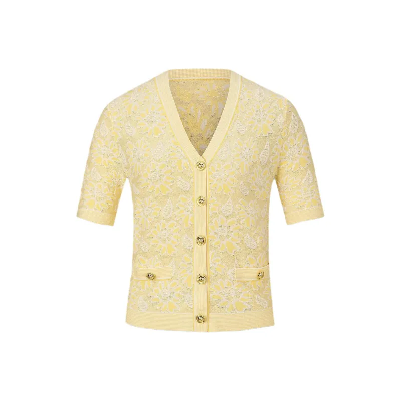 KARL LAGERFELD SS25 Knitwear Women's Yellow-0