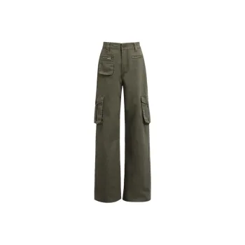 Wen Shan Cargo Pants Women's Army Green