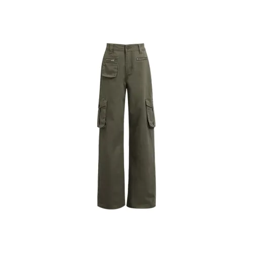 Wen Shan Cargo Pants Women's Army Green