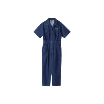 GOELIA Jumpsuit Women's 80U Dark Denim Blue