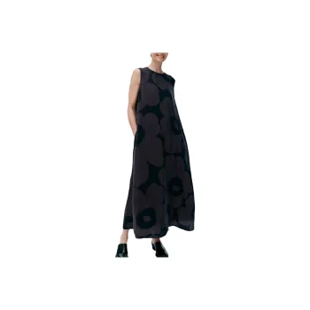 Marimekko Sleeveless Dress Women's Black