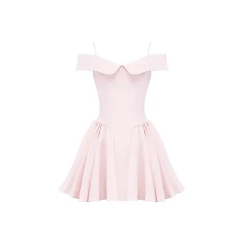 HOUSE OF CB ELIDA Short-Sleeved Dresses Women's Ballet Pink